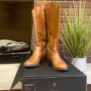 Frye Carson Pull-On Extended Calf, Sz 10